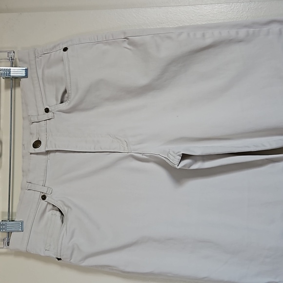 Talbots khaki stretch high rise straight leg pants size 6 - Picture 5 of 16